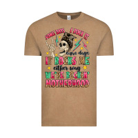 Vintage Coffee some days i rock it some days it rocks me Vintage Tee - MaliasSmallBusiness