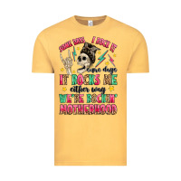 Vintage Mustard some days i rock it some days it rocks me Vintage Tee - MaliasSmallBusiness