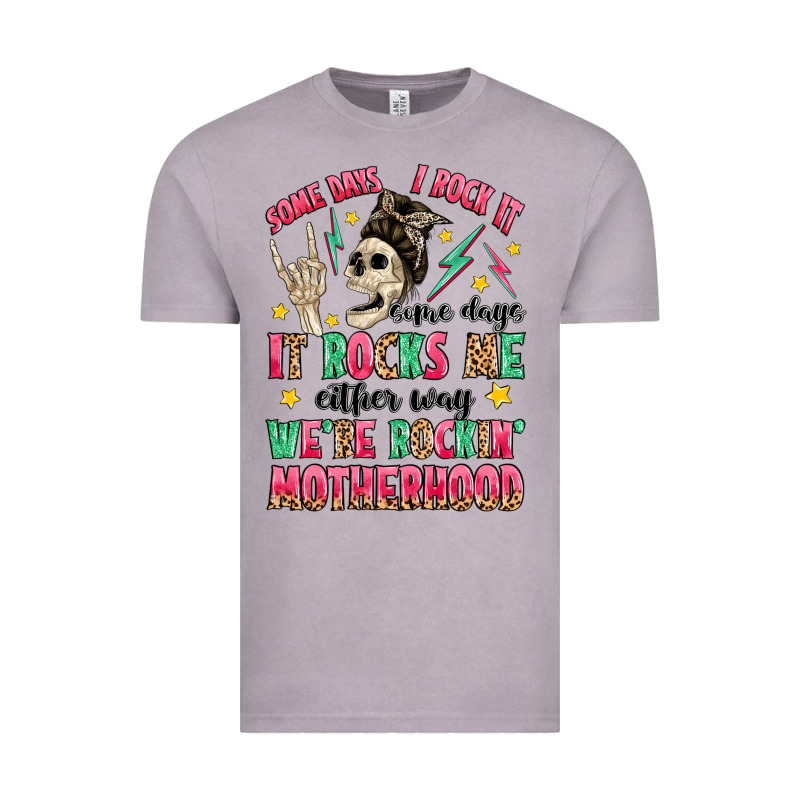 Some Days I Rock It Some Days It Rocks Me Vintage Tee by MaliasSmallBusiness | Teevron
