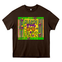 Chocolate Brown mardi gras dude Heavy Core Tee - Artiststas