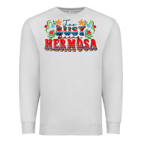 Dove Grey Too busy being hermosa Premium Sweatshirt - FaDigitalArtStudio