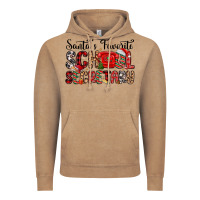 Vintage Coffee santa s favorite coffee school secretary Vintage Hoodie - MaliasSmallBusiness
