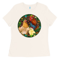 Bone Christmas Chick Family Ladies Tee - RanaPortraitStore