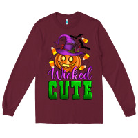 Burgundy Wicked cute Long Sleeve Tee - Artiststas