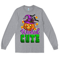 Heather Grey Wicked cute Long Sleeve Tee - Artiststas