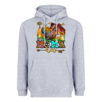 Heather Grey mama hen western olivia Heavyweight Hoodie - OliviaCreatesArt