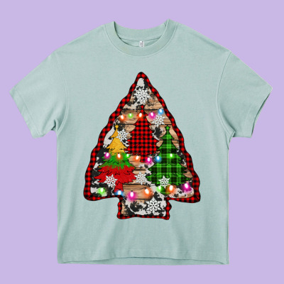 Arrowhead Christmas Trees Heavy Core Tee Designed By Adodesignshop