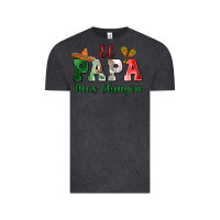 Vintage Black el papa mas chingon Vintage Tee - MaliasSmallBusiness