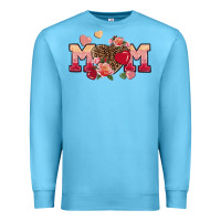 Ocean Blue Valentine's Day mom Premium Sweatshirt - FaDigitalArtStudio