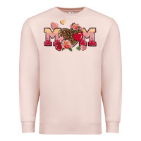 Pale Pink Valentine's Day mom Premium Sweatshirt - FaDigitalArtStudio
