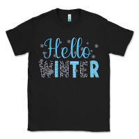Black hello winter Classic Tee - JahusDesignShop