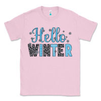 Bubblegum Pink hello winter Classic Tee - JahusDesignShop