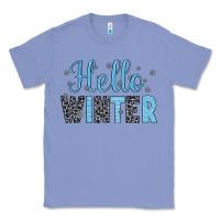 Colony Blue hello winter Classic Tee - JahusDesignShop