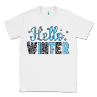 White hello winter Classic Tee - JahusDesignShop