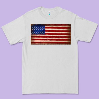 American Flag Premium Tee Designed By Jahusdesignshop