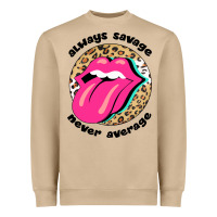 Mushroom Always savage never average Heavyweight Sweatshirt - Bettercallsaul