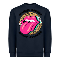 Navy Always savage never average Heavyweight Sweatshirt - Bettercallsaul