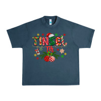 Midnight Navy tinsel tits Urban Heavy Tee - MaliasSmallBusiness
