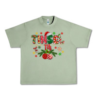 Oil Green tinsel tits Urban Heavy Tee - MaliasSmallBusiness