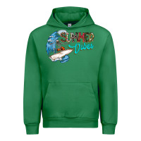 Emerald Summer Vibes Urban Hoodie - CowhideDigitalArt