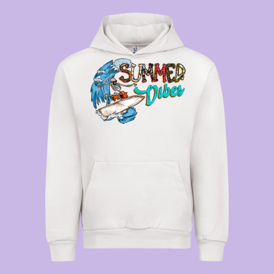 Summer Vibes Urban Hoodie Designed By Cowhidedigitalart