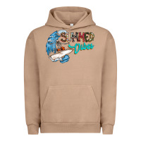 Pigment Burro Summer Vibes Urban Hoodie - CowhideDigitalArt