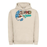 Pigment French Oak Summer Vibes Urban Hoodie - CowhideDigitalArt