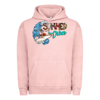 Pigment Salmon Summer Vibes Urban Hoodie - CowhideDigitalArt