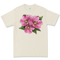Bone Wild Prairie Rose Illustrations Premium Tee - LillyAllenDesigns