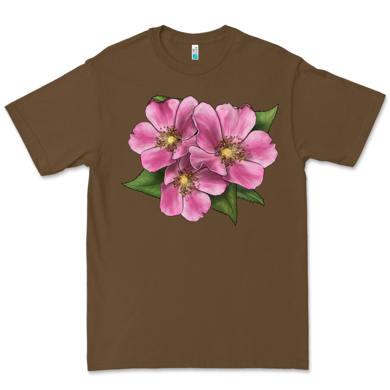 Wild Prairie Rose Illustrations Premium Tee by LillyAllenDesigns | Teevron