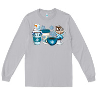 Moon Dust Winter Coffee Cups Long Sleeve Tee - Artiststas