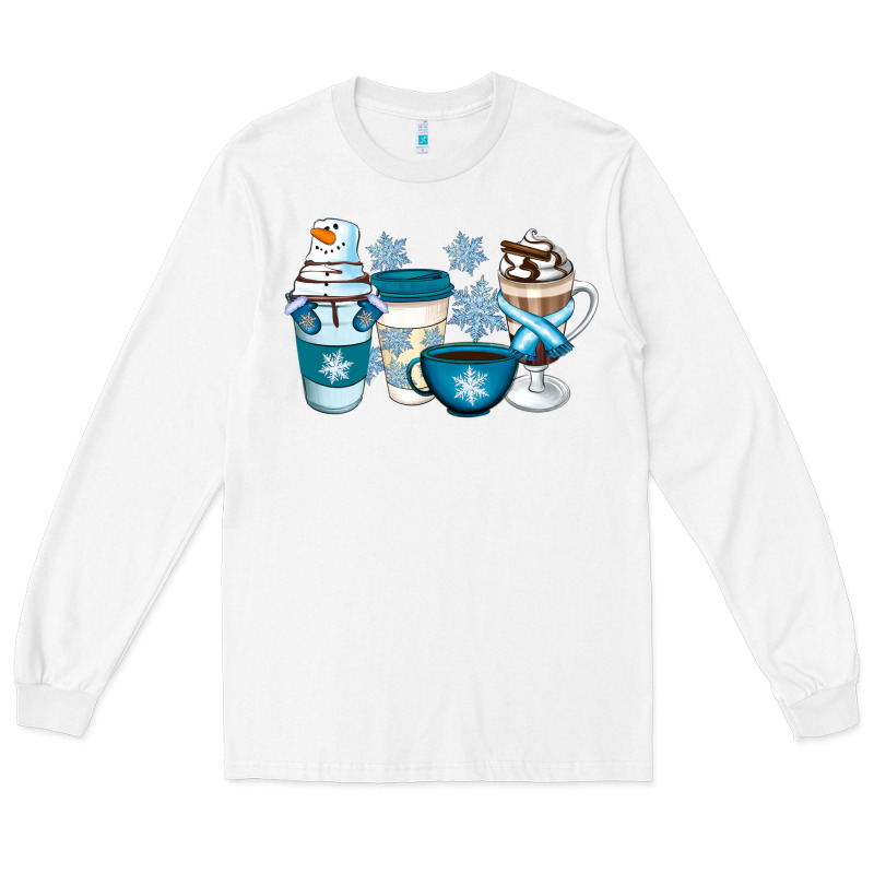Winter Coffee Cups Long Sleeve Tee by Artiststas | Teevron
