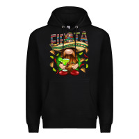 Black Fiesta gnome with tacos Mexico Premium Hoodie - HowdyJamesFarm