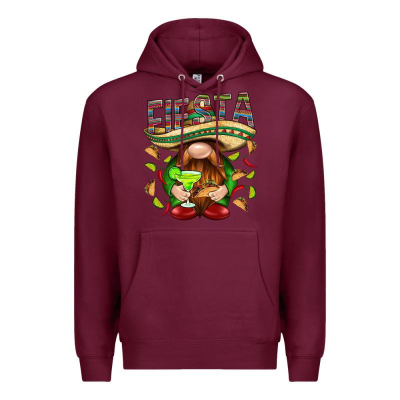 Fiesta Gnome With Tacos Mexico Premium Hoodie by HowdyJamesFarm | Teevron