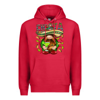 Cardinal Fiesta gnome with tacos Mexico Premium Hoodie - HowdyJamesFarm