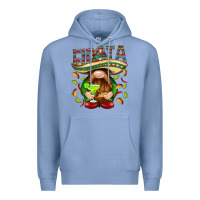 Colony Blue Fiesta gnome with tacos Mexico Premium Hoodie - HowdyJamesFarm