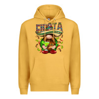 Mustard Fiesta gnome with tacos Mexico Premium Hoodie - HowdyJamesFarm