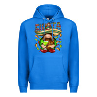 True Royal Fiesta gnome with tacos Mexico Premium Hoodie - HowdyJamesFarm