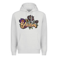 Dove Grey bloom Premium Hoodie - JahusDesignShop