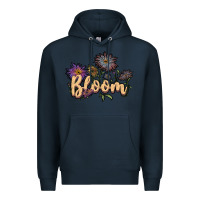 Navy bloom Premium Hoodie - JahusDesignShop