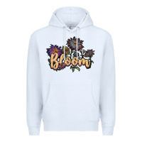 White bloom Premium Hoodie - JahusDesignShop