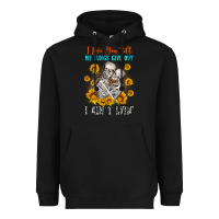 Black i love you till my lungs give out Heavyweight Hoodie - OliviaCreatesArt