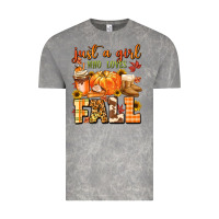 Cloud Rock just a girl who loves fall Vintage Tee - MaliasSmallBusiness