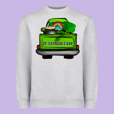 St Patrick's Day Truck Heavyweight Sweatshirt Designed By Bettercallsaul