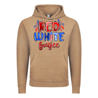 Vintage Coffee red white boujee Vintage Hoodie - MaliasSmallBusiness