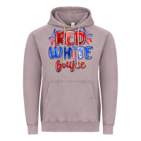 Vintage Zinc red white boujee Vintage Hoodie - MaliasSmallBusiness
