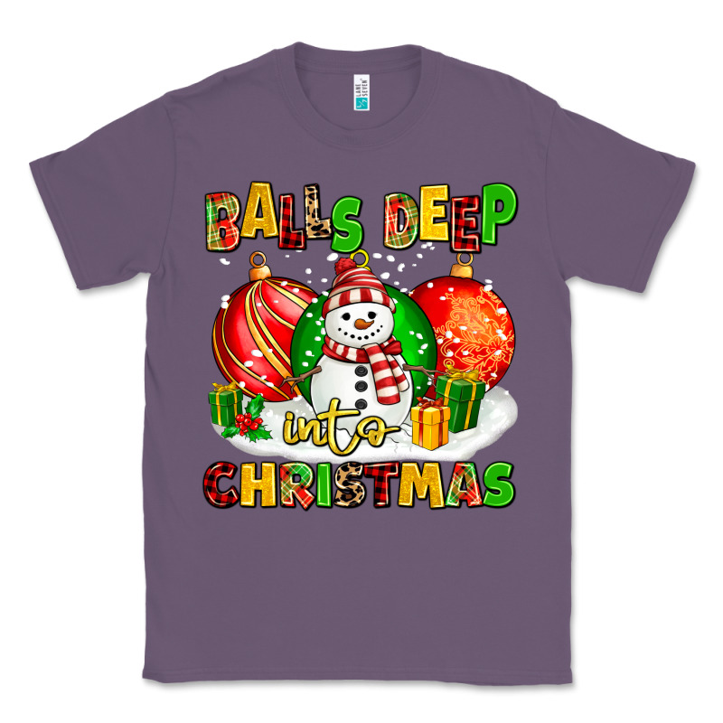 Balls Deep Into Christmas Classic Tee by MaliasSmallBusiness | Teevron