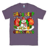 Lavender Balls Deep Into Christmas Classic Tee - MaliasSmallBusiness