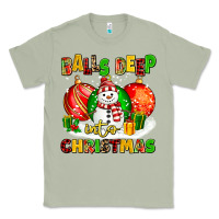 Matcha Balls Deep Into Christmas Classic Tee - MaliasSmallBusiness
