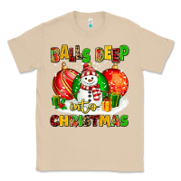 Mushroom Balls Deep Into Christmas Classic Tee - MaliasSmallBusiness